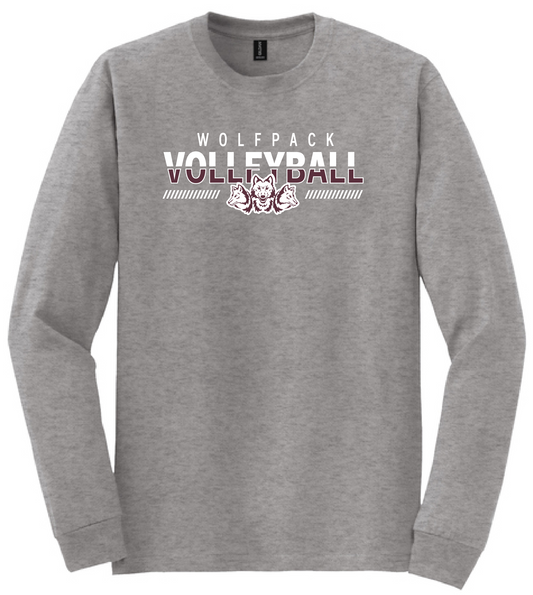 VOLLEYBALL YOUTH/ADULT GILDAN DRY BLEND LONG SLEEVE | VB26