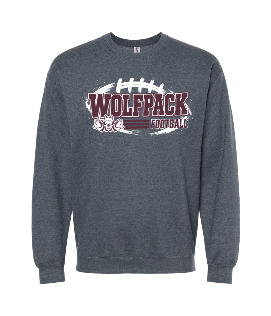 FOOTBALL ADULT GILDAN MIDWEIGHT CREWNECK SWEATSHIRT | FOOTBALL26