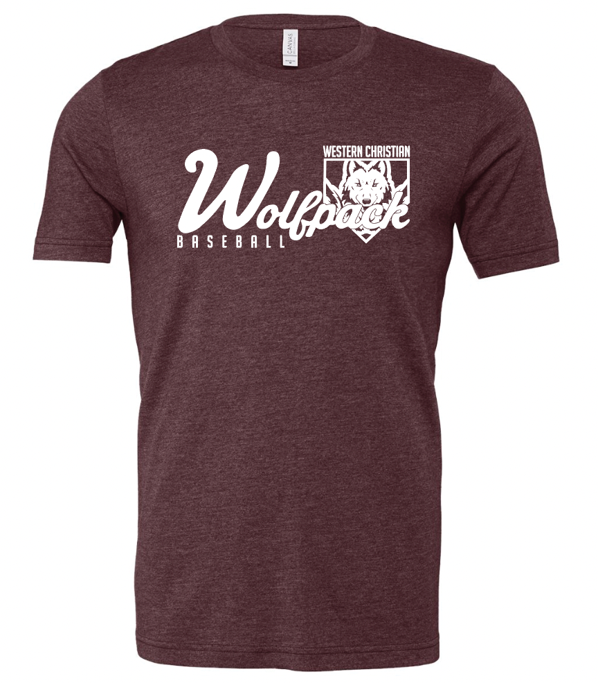 BASEBALL ADULT BELLA Short Sleeve Tee | BASEBALL