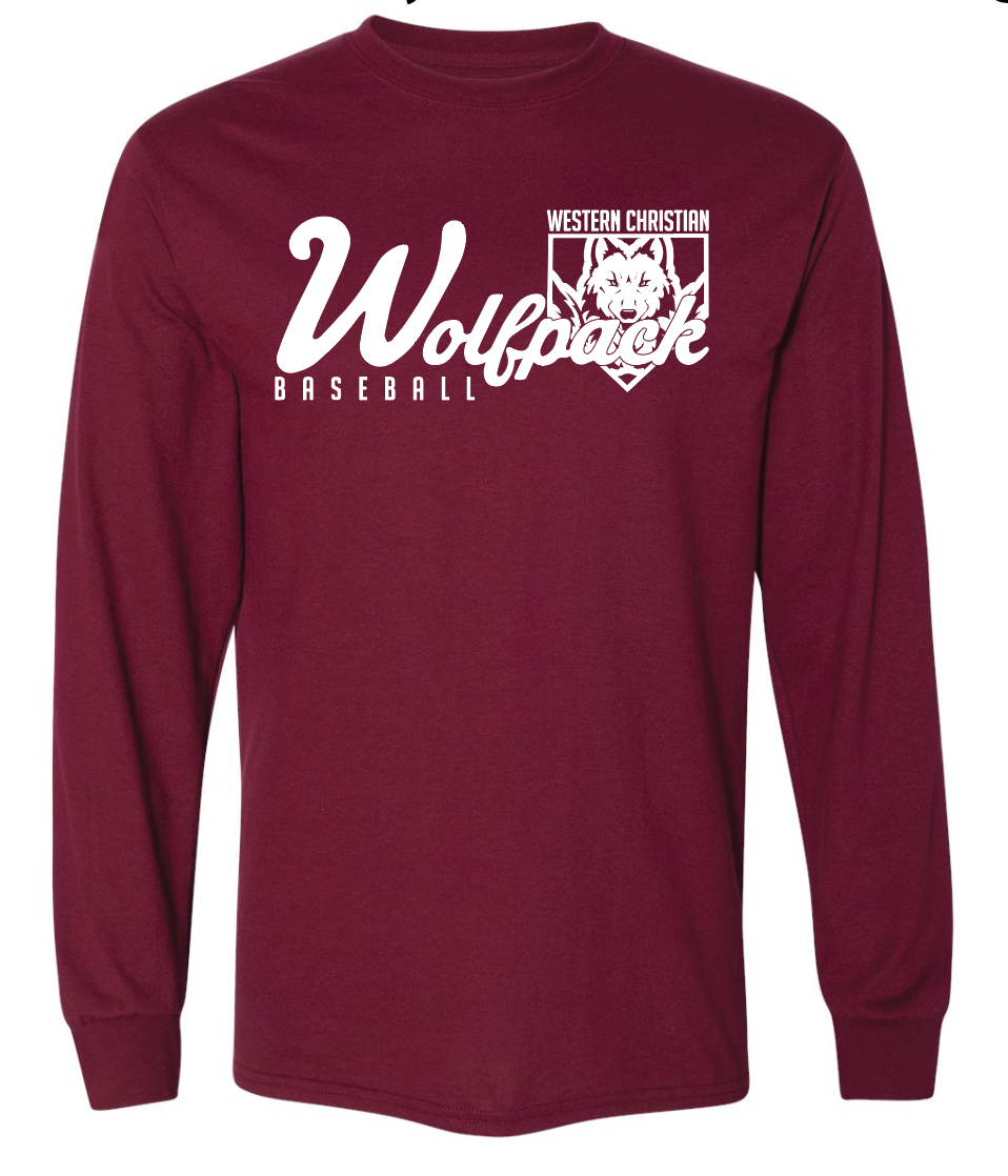 BASEBALL ADULT Gildan Dryblend Long Sleeve | BASEBALL
