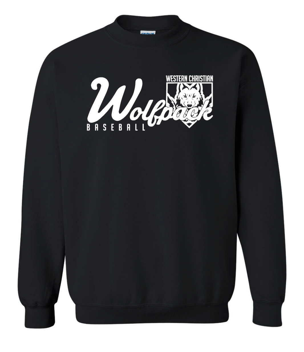 BASEBALL YOUTH/ADULT Gildan Crewneck Sweatshirt | BASEBALL