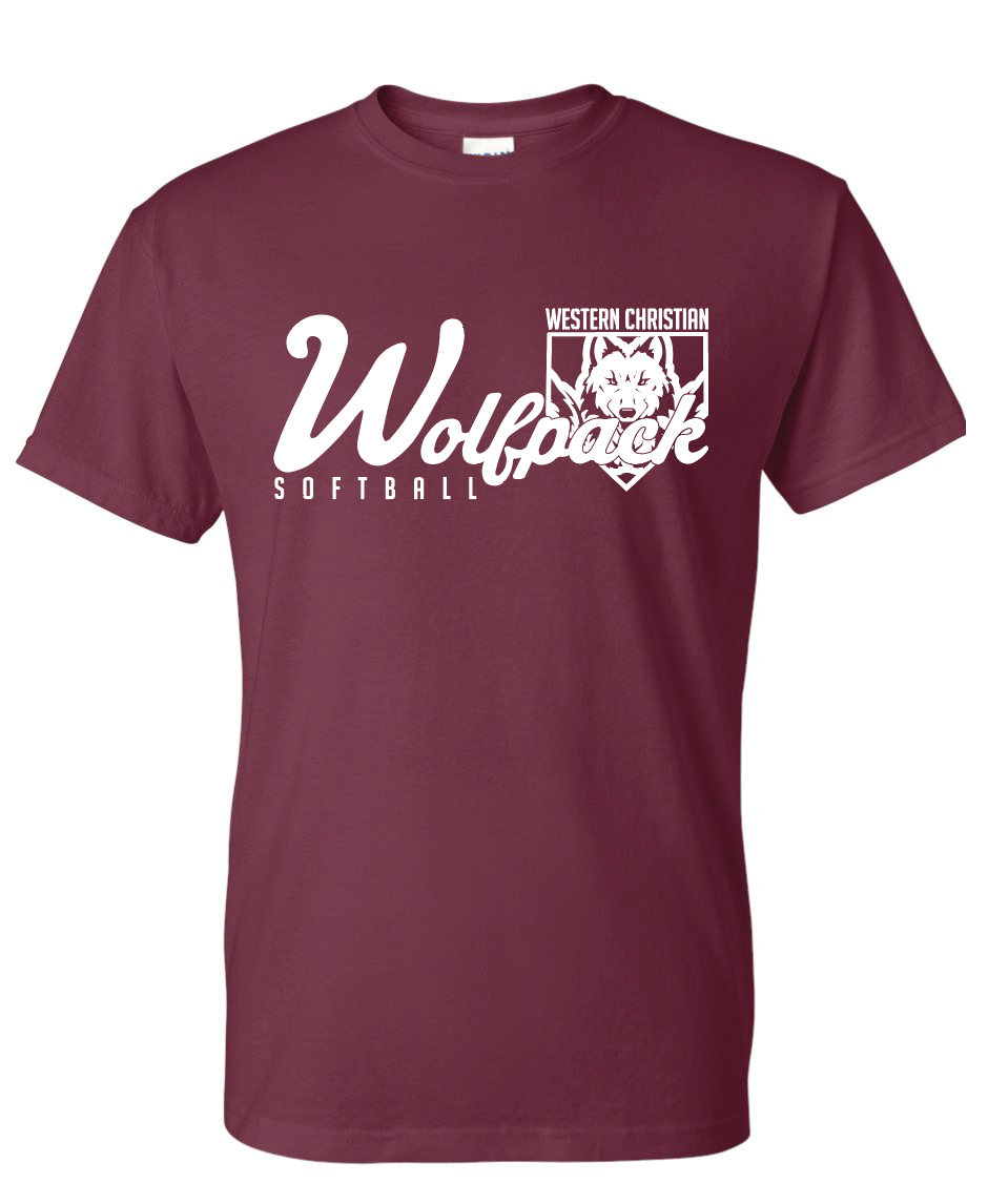 SOFTBALL YOUTH/ADULT Gildan Dryblend T-shirt | SOFTBALL