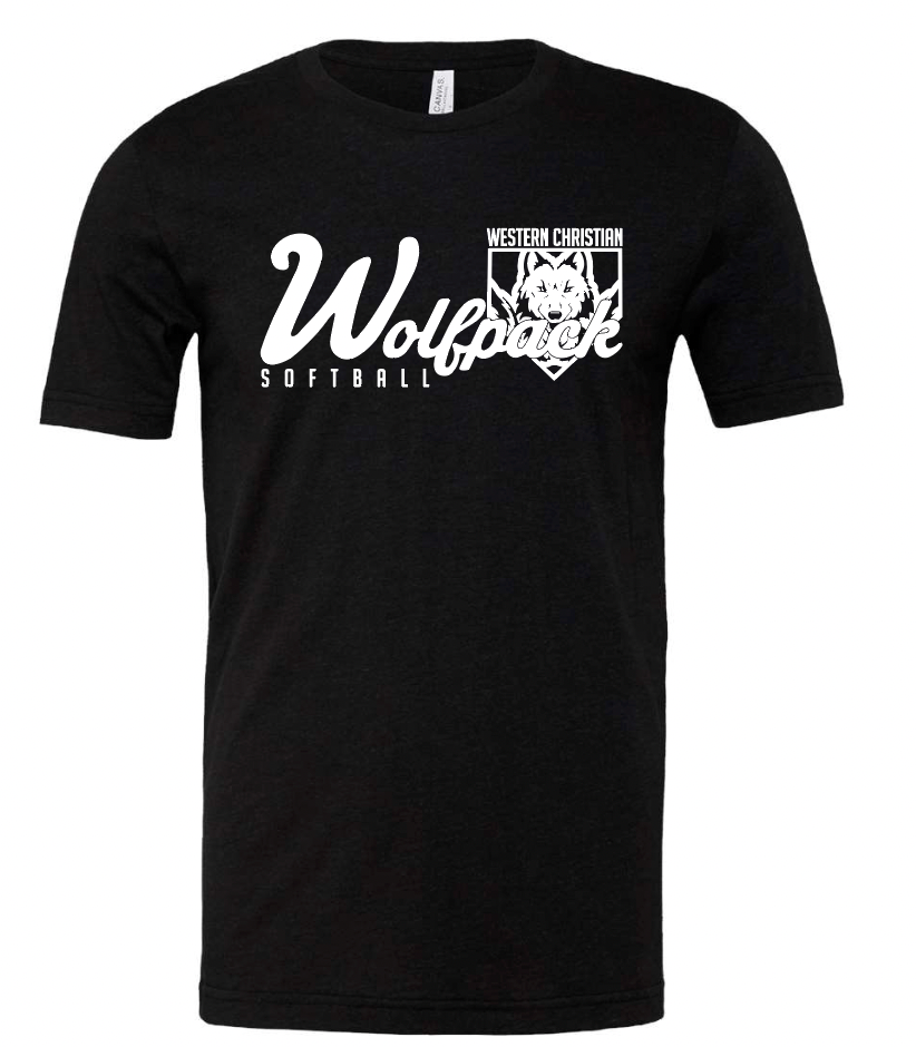 SOFTBALL ADULT BELLA Short Sleeve Tee | SOFTBALL