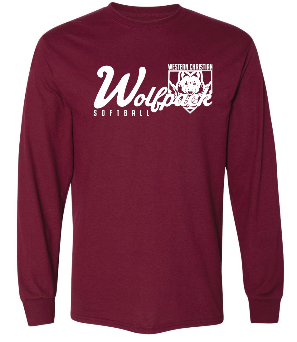 SOFTBALL ADULT Gildan Dryblend Long Sleeve | SOFTBALL