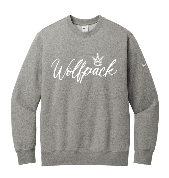 WOLFPACK SCRIPT ADULT NIKE Crewneck Sweatshirt | WP