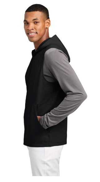 WC MEN'S SPORT-TEK SLEEVELESS HOODED 1/4-ZIP | WC LOGO