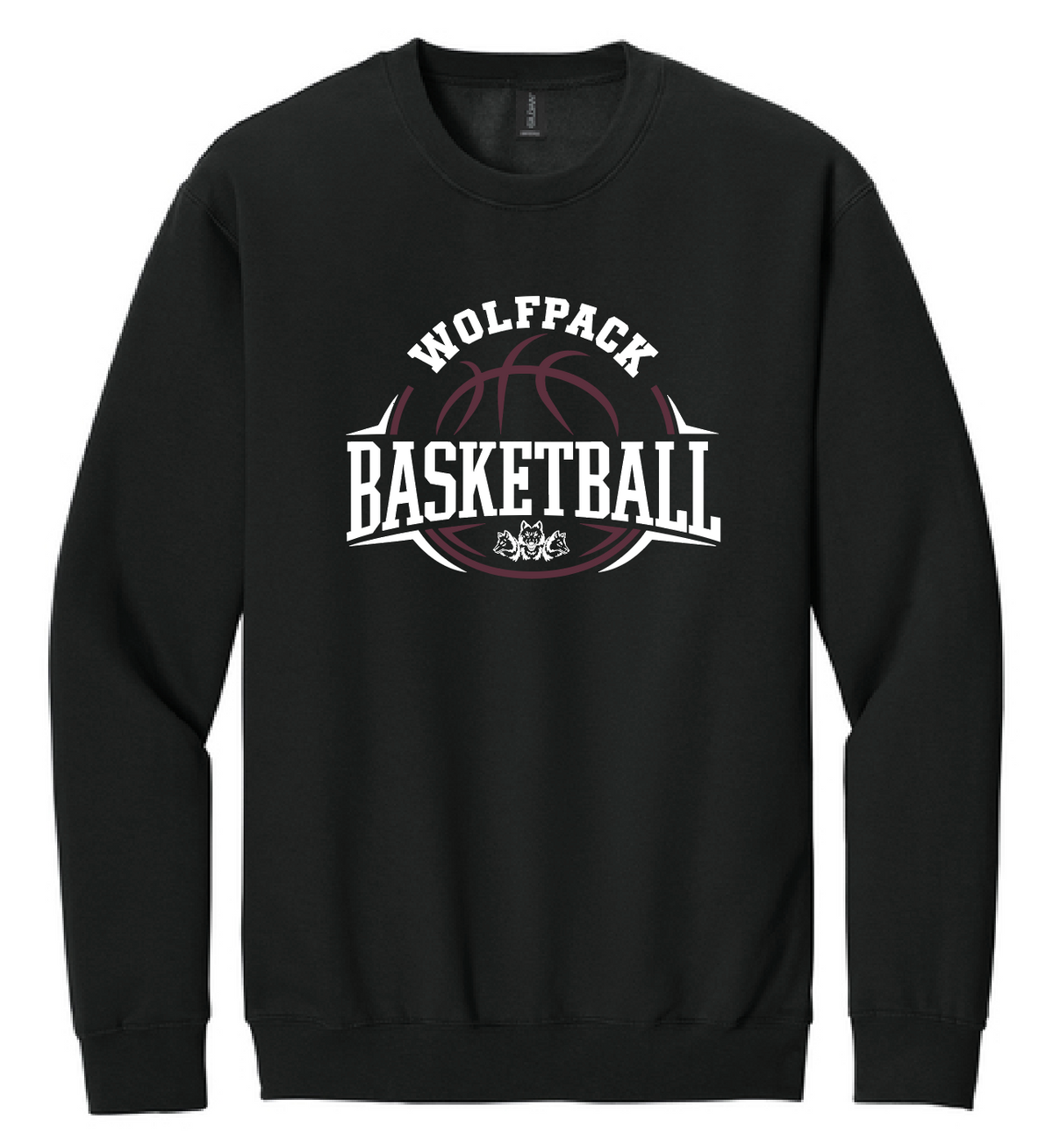 BASKETBALL ADULT GILDAN MIDWEIGHT CREWNECK SWEATSHIRT | BB26