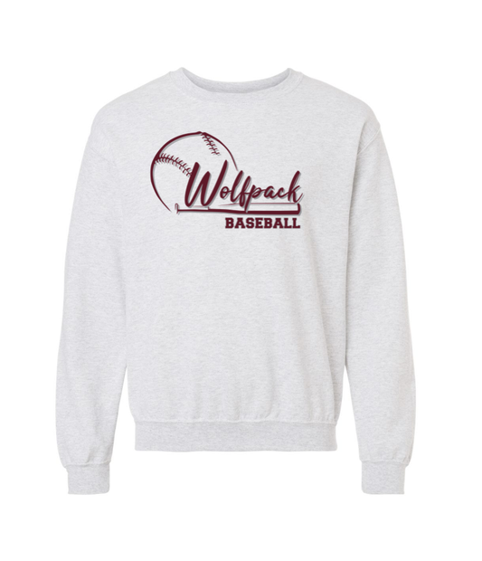 BASEBALL YOUTH/ADULT GILDAN CREWNECK SWEATSHIRT | BASEBALL26