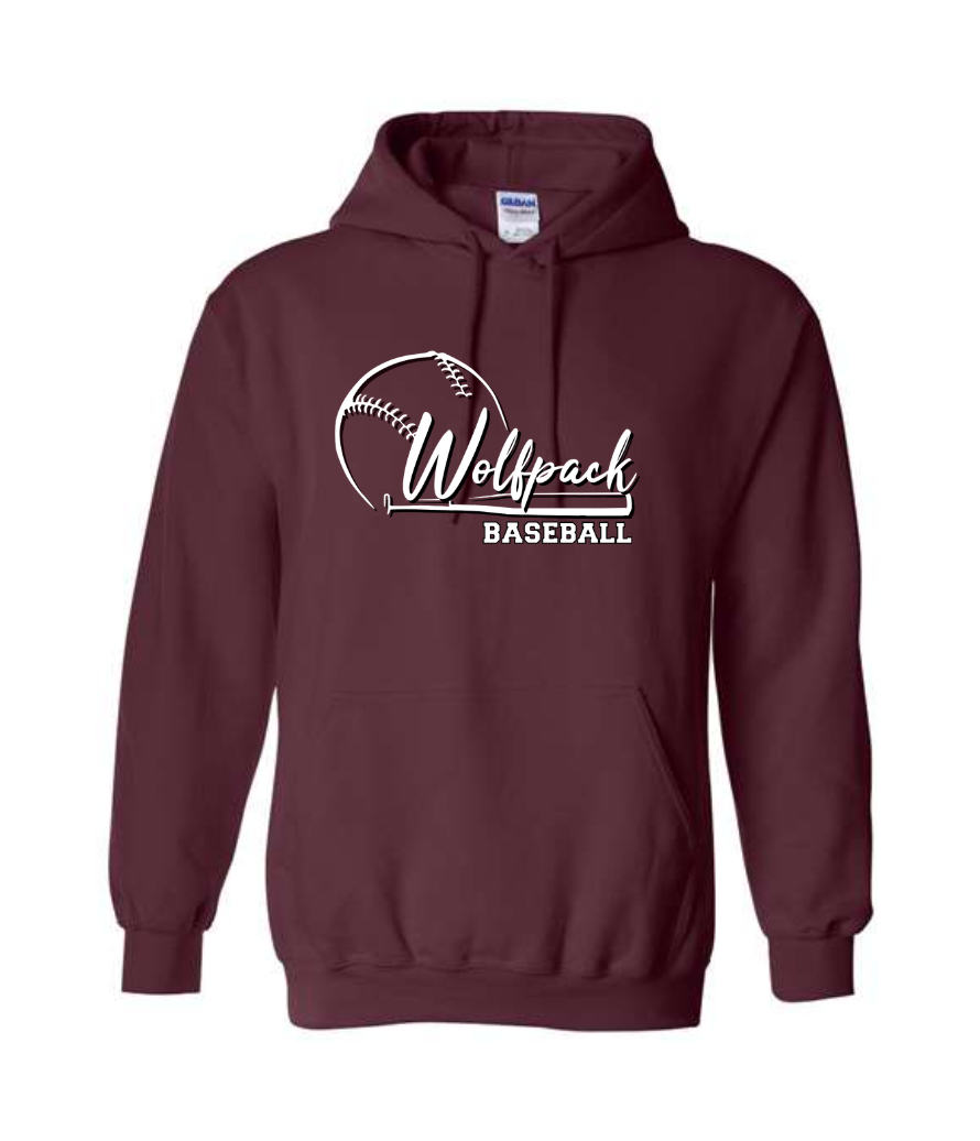 BASEBALL YOUTH/ADULT GILDAN Hoodie | BASEBALL26