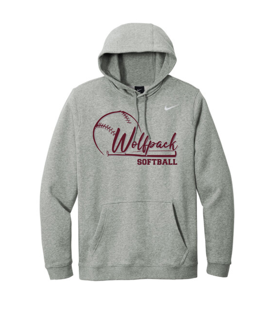 SOFTBALL ADULT NIKE PULLOVER HOODIE | SOFTBALL26