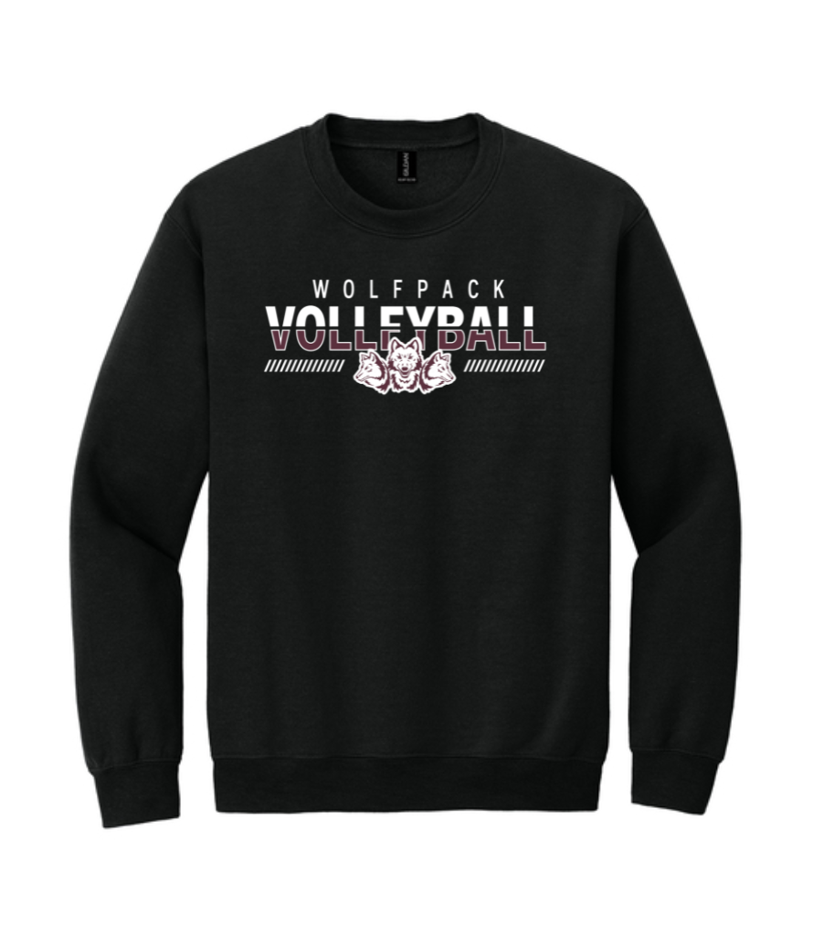 VOLLEYBALL YOUTH/ADULT GILDAN CREWNECK SWEATSHIRT | VB26