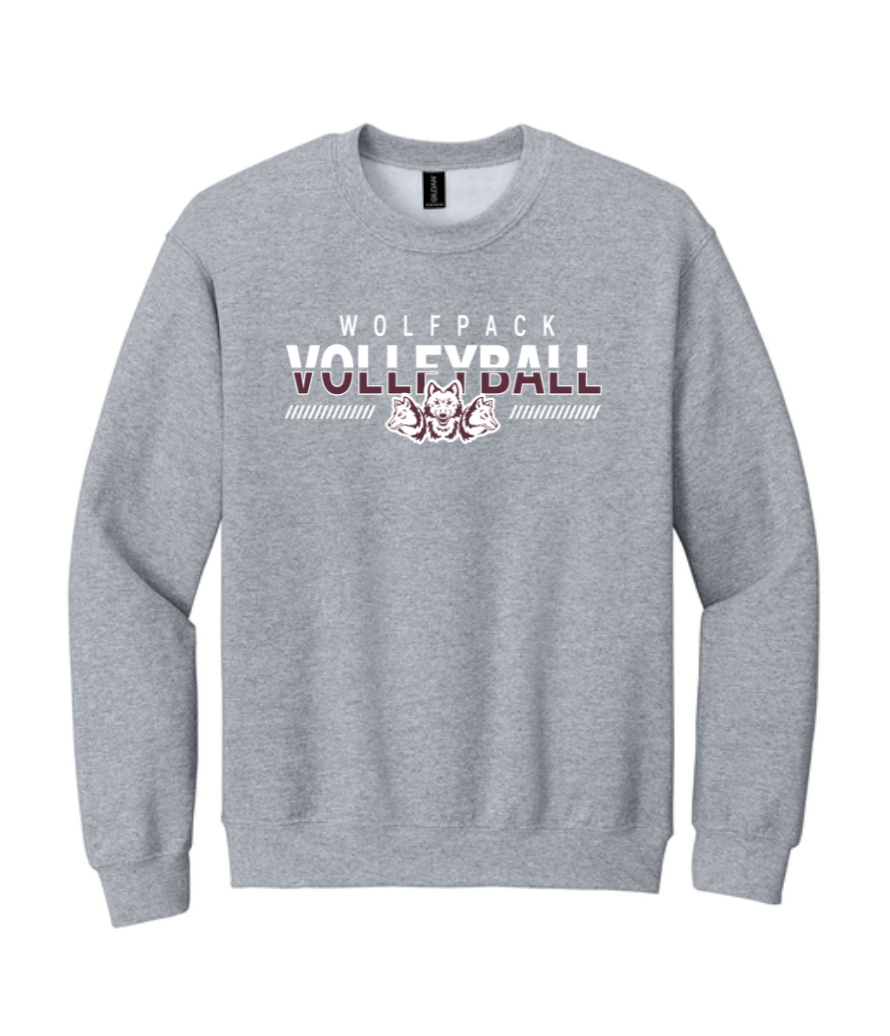 VOLLEYBALL YOUTH/ADULT GILDAN CREWNECK SWEATSHIRT | VB26