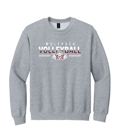 VOLLEYBALL YOUTH/ADULT GILDAN CREWNECK SWEATSHIRT | VB26