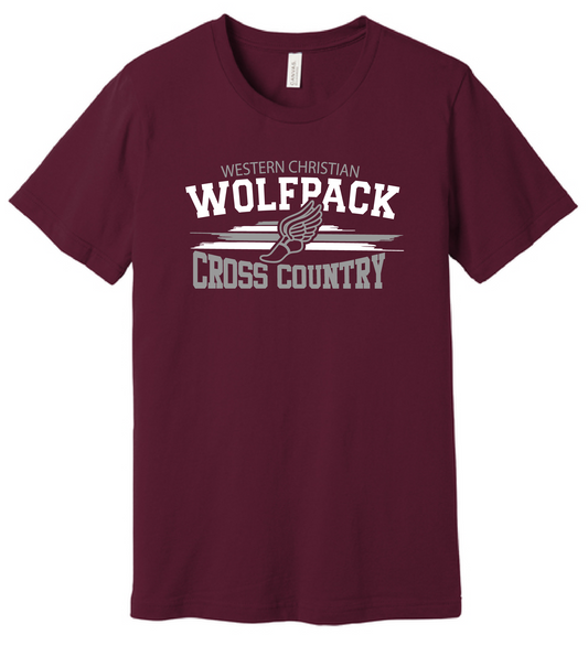 CROSS COUNTRY ADULT BELLA JERSEY TEE | XC26
