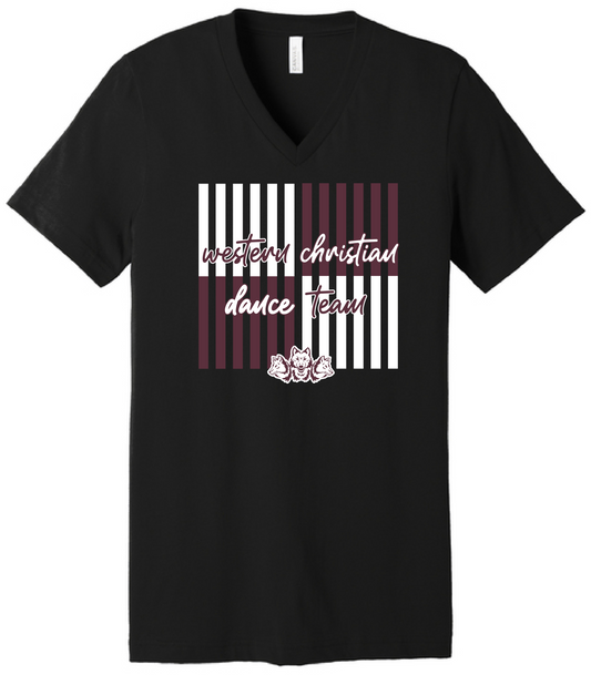 DANCE ADULT BELLA JERSEY V-NECK TEE | DANCE26