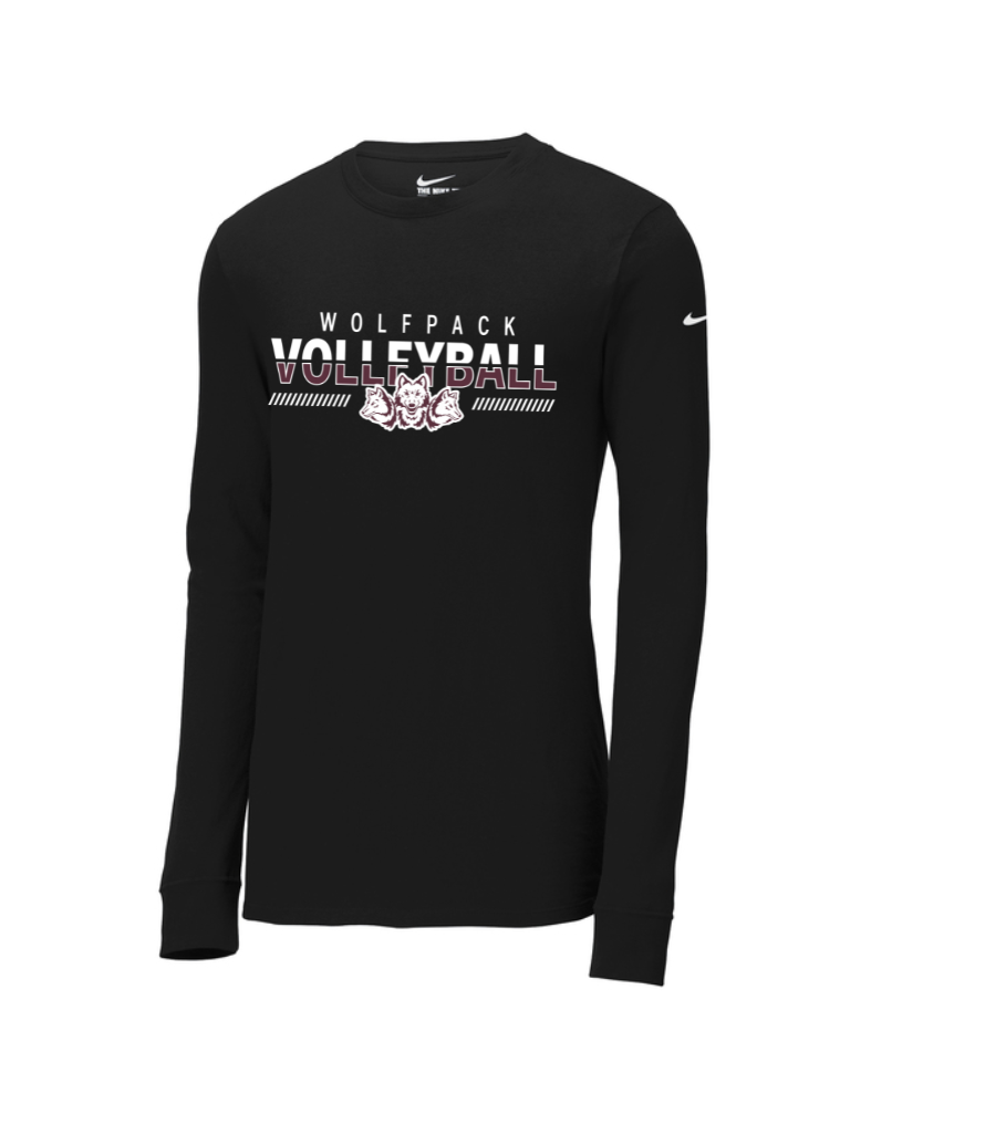 VOLLEYBALL ADULT NIKE Dri-Fit Cotton/Poly Long Sleeve | VB26