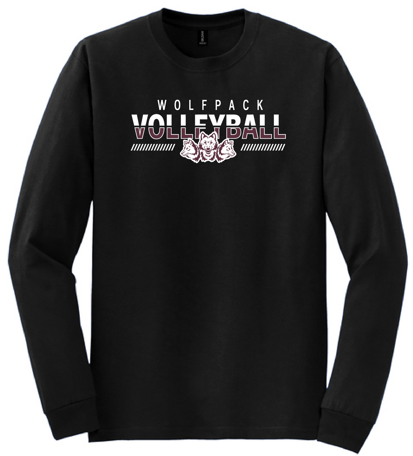 VOLLEYBALL YOUTH/ADULT GILDAN DRY BLEND LONG SLEEVE | VB26
