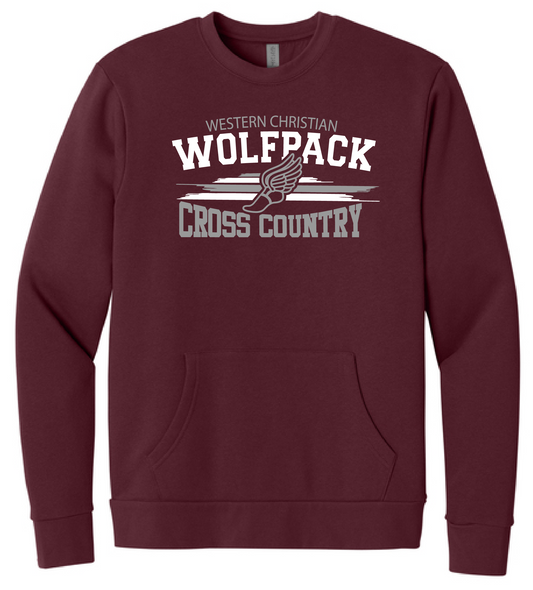 CROSS COUNTRY ADULT NEXT LEVEL POCKET SWEATSHIRT | XC26