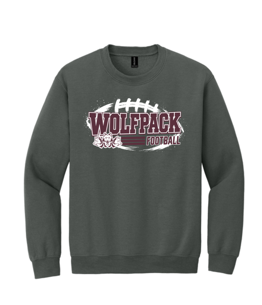 FOOTBALL ADULT GILDAN CREWNECK SWEATSHIRT | FB26