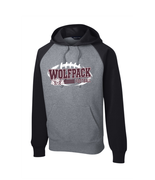 FOOTBALL ADULT SPORT-TEK RAGLAN SWEATSHIRT | FOOTBALL26