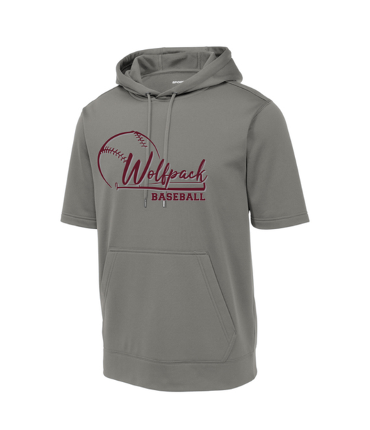 BASEBALL YOUTH/ADULT SPORT-TEK SHORT SLEEVE HOODIE | BASEBALL26