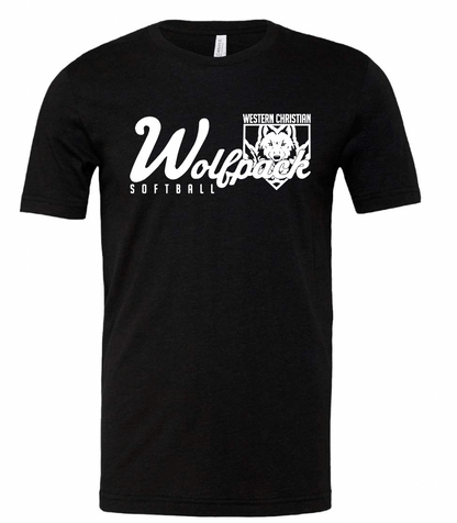 SOFTBALL ADULT BELLA Short Sleeve Tee | SOFTBALL