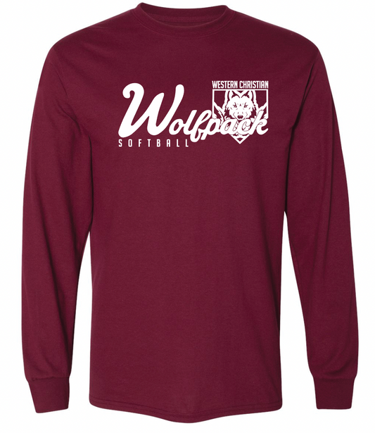 SOFTBALL ADULT Gildan Dryblend Long Sleeve | SOFTBALL