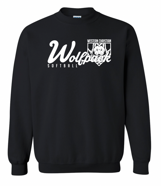 SOFTBALL YOUTH/ADULT Gildan Crewneck Sweatshirt | SOFTBALL