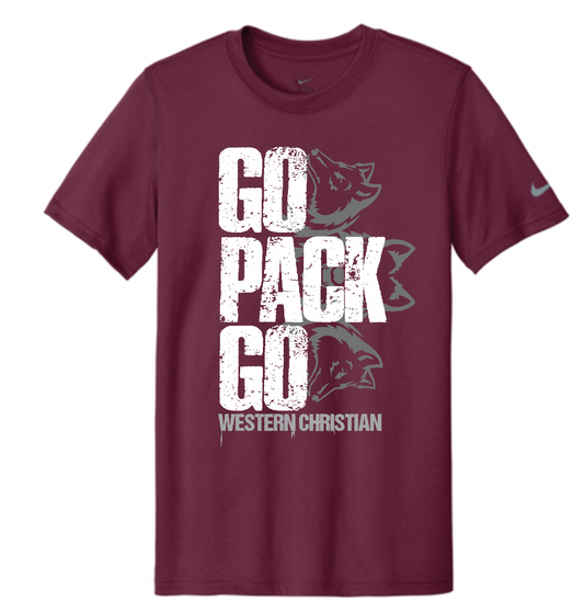 GO PACK GO YOUTH/ADULT NIKE LEGEND TEE | GO