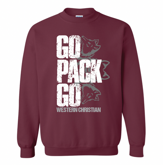 GO PACK GO YOUTH/ADULT Gildan Crewneck Sweatshirt | GO