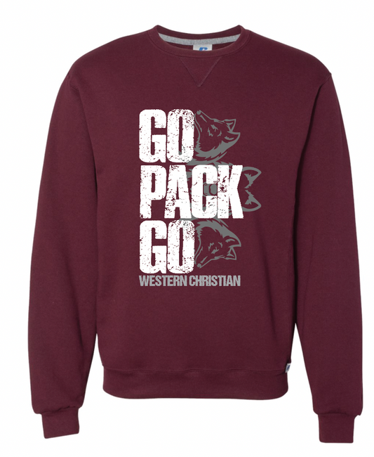 GO PACK GO ADULT RUSSELL Dri-Power Crewneck Sweatshirt | GO