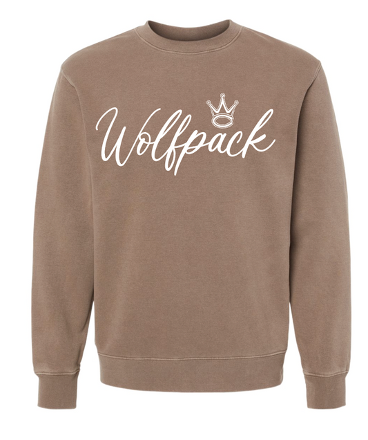 WOLFPACK SCRIPT INDEPENDENT CREWNECK | WP