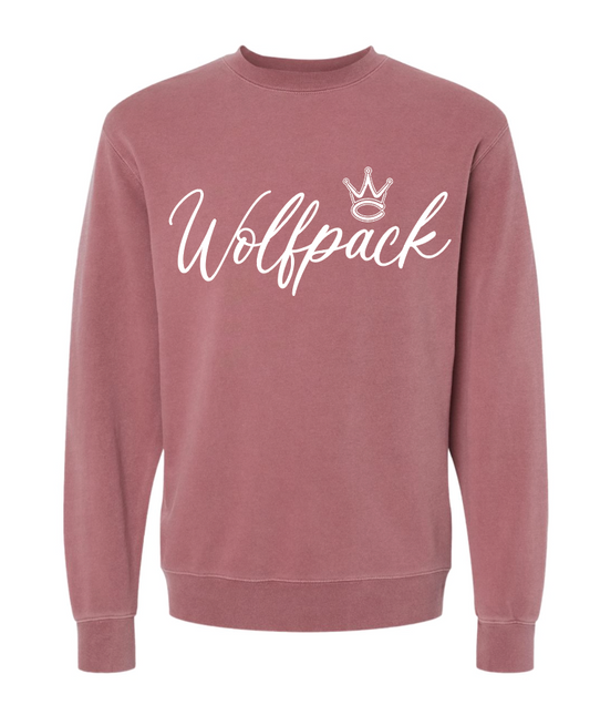WOLFPACK SCRIPT INDEPENDENT CREWNECK | WP
