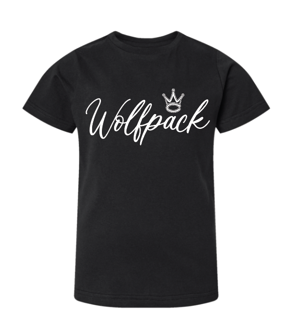 WOLFPACK SCRIPT TODDLER/YOUTH LAT T-SHIRT | WP