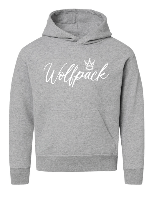 WOLFPACK TODDLER/YOUTH SCRIPT LAT HOODIE | WP