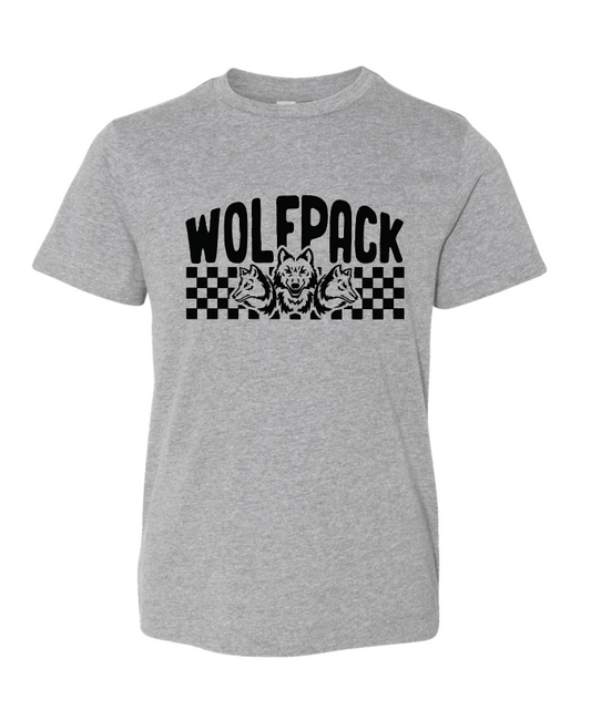 CHECKERED WOLFPACK TODDLER/YOUTH LAT T-SHIRT | CW