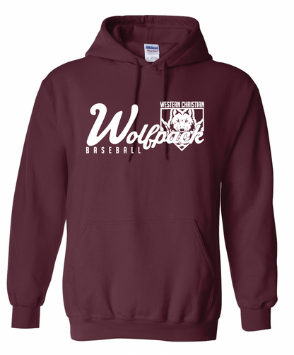BASEBALL YOUTH/ADULT GILDAN HOODIE | BASEBALL