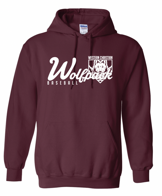 BASEBALL YOUTH/ADULT GILDAN HOODIE | BASEBALL
