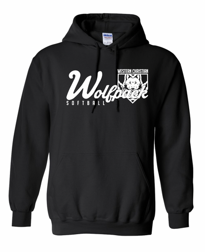 SOFTBALL YOUTH/ADULT GILDAN HOODIE | SOFTBALL