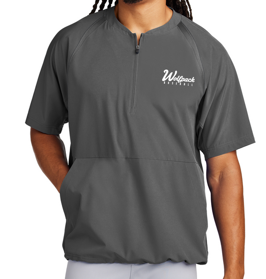 BASEBALL SPORT-TEK 1/2-ZIP SHORT SLEEVE JACKET | BASEBALL