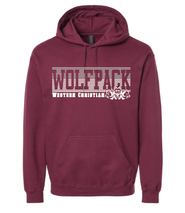 WOLFPACK YOUTH/ADULT GILDAN MIDWEIGHT HOODIE | LINE