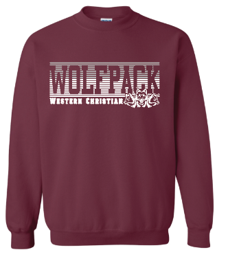 WOLFPACK YOUTH/ADULT GILDAN CREWNECK SWEATSHIRT | LINE