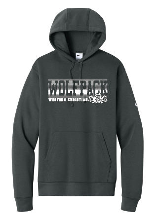 WOLFPACK ADULT NIKE PULL OVER HOODIE | LINE
