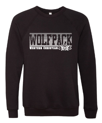 WOLFPACK BELLA + CANVAS FLEECE CREWNECK | LINE