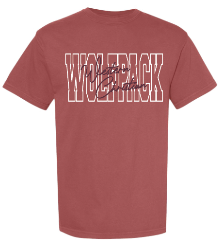 WC ADULT COMFORT COLORS T-SHIRT BLOCK + SCRIPT