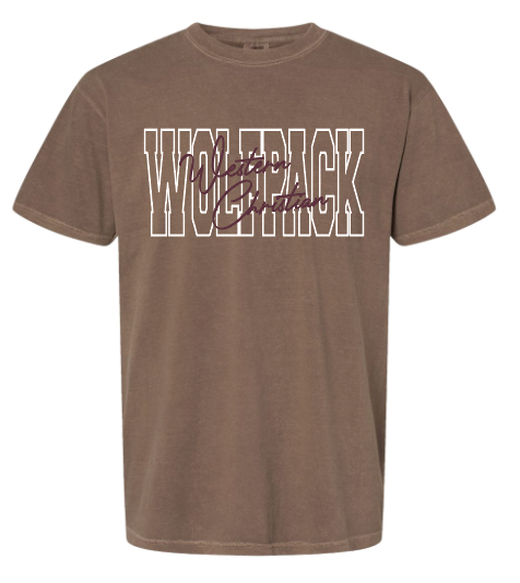 WC ADULT COMFORT COLORS T-SHIRT BLOCK + SCRIPT