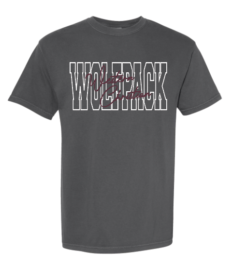 WC ADULT COMFORT COLORS T-SHIRT BLOCK + SCRIPT