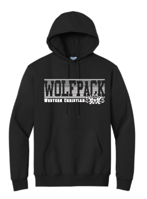 WOLFPACK PORT & COMPANY TALL ESSENTIAL HOODIE | LINE