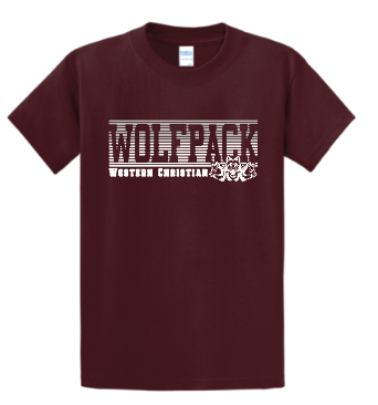 WOLFPACK PORT & CO TALL CORE BLEND TEE | LINE