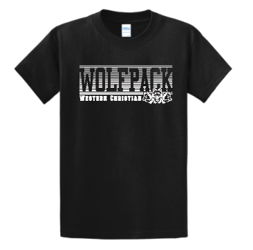 WOLFPACK PORT & CO TALL CORE BLEND TEE | LINE